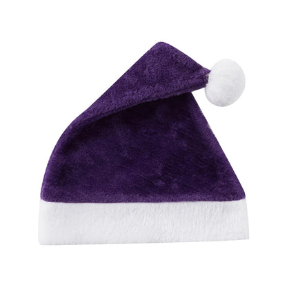 Plush Santa Claus Cosplay Party Hat for New Year Celebrations