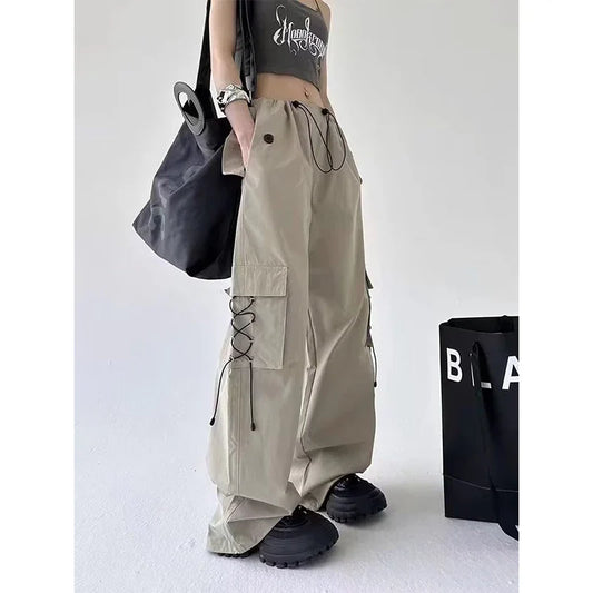 High Street Pleated Casual Pants