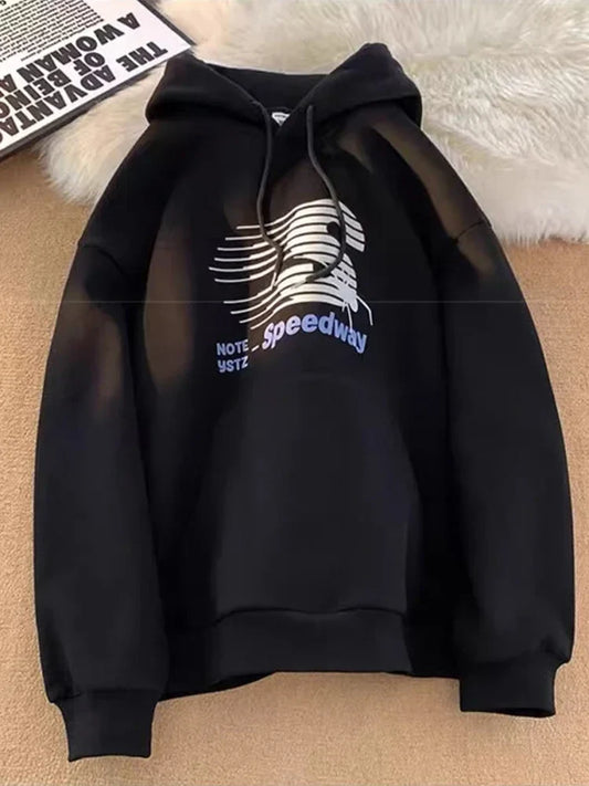 Speedway Letter Graphic Hoodie