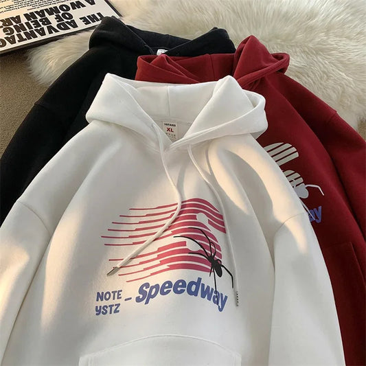 Speedway Letter Graphic Hoodie