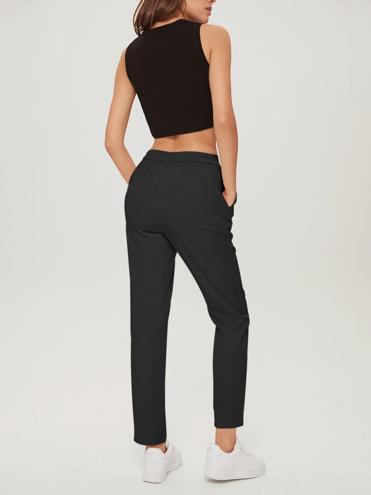 Everyday Cropped Graceful Slim Trousers