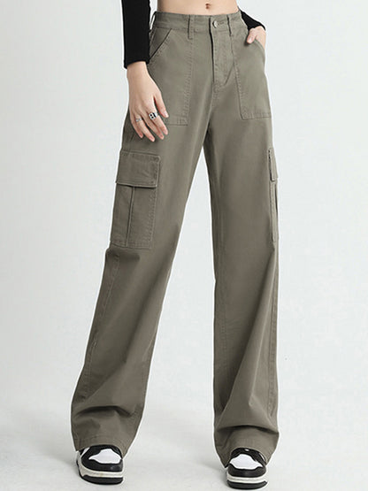 Cargo Baggy Graceful Wide Leg Pants