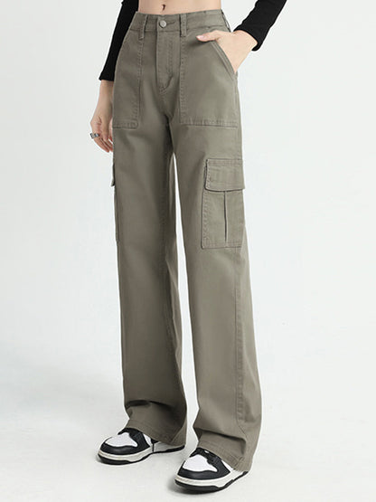 Cargo Baggy Graceful Wide Leg Pants