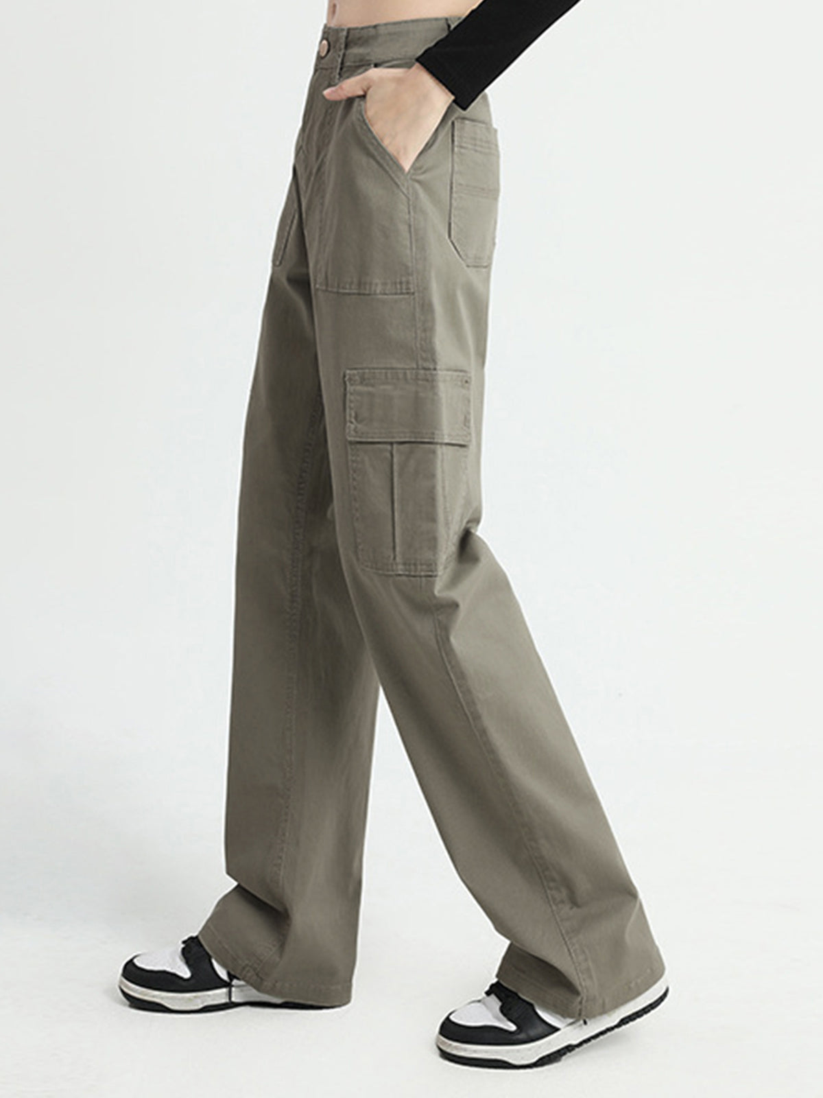 Cargo Baggy Graceful Wide Leg Pants