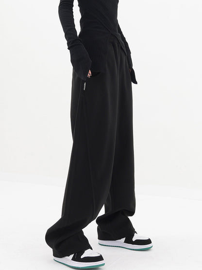 Baggy Solid Graceful Wide Leg Pants