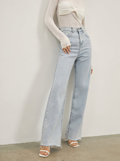 Denim Straight Graceful Leg Jeans