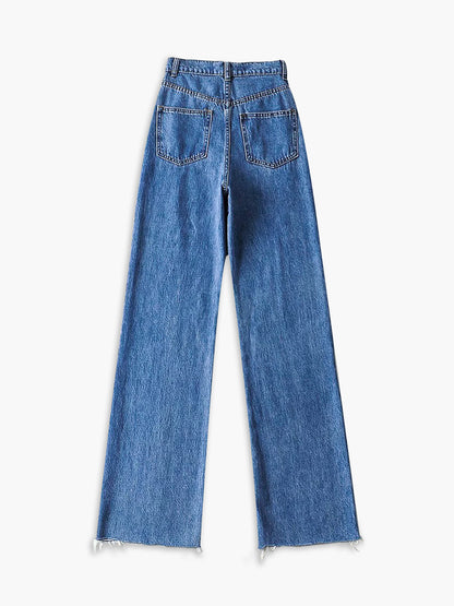 Denim Straight Graceful Leg Jeans