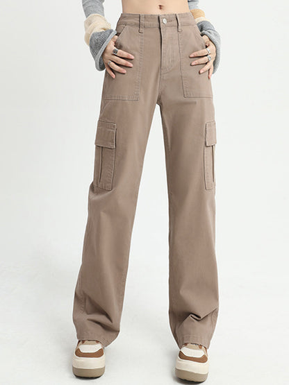 Cargo Baggy Graceful Wide Leg Pants