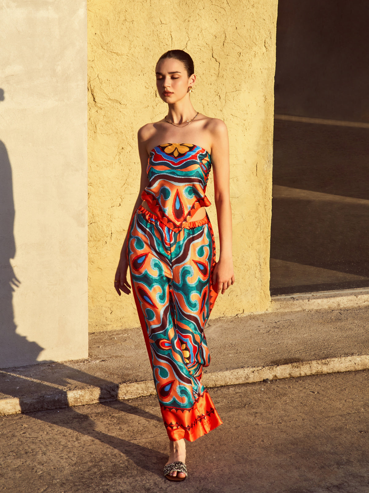 Flaming Passions Graceful Wide Leg Pants