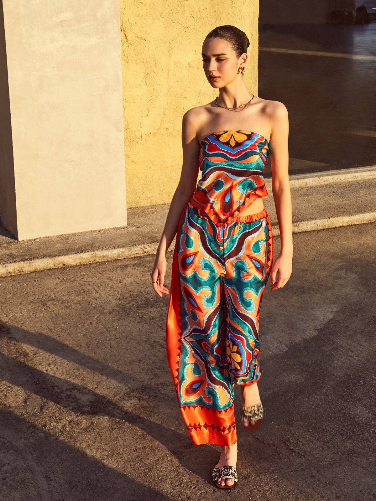 Flaming Passions Graceful Wide Leg Pants