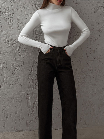 Everyday Long Graceful Sleeve Knit Top