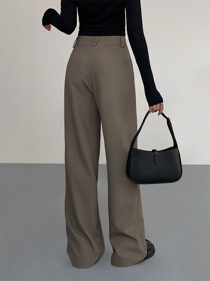 Business Casual Graceful Pleat Dress Pants