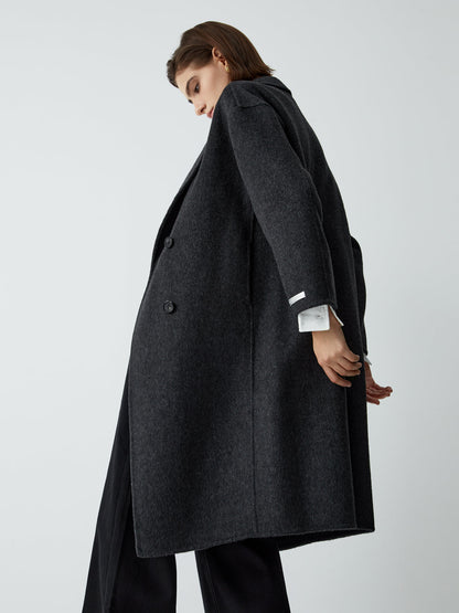 Double Face Graceful Wool Blend Coat