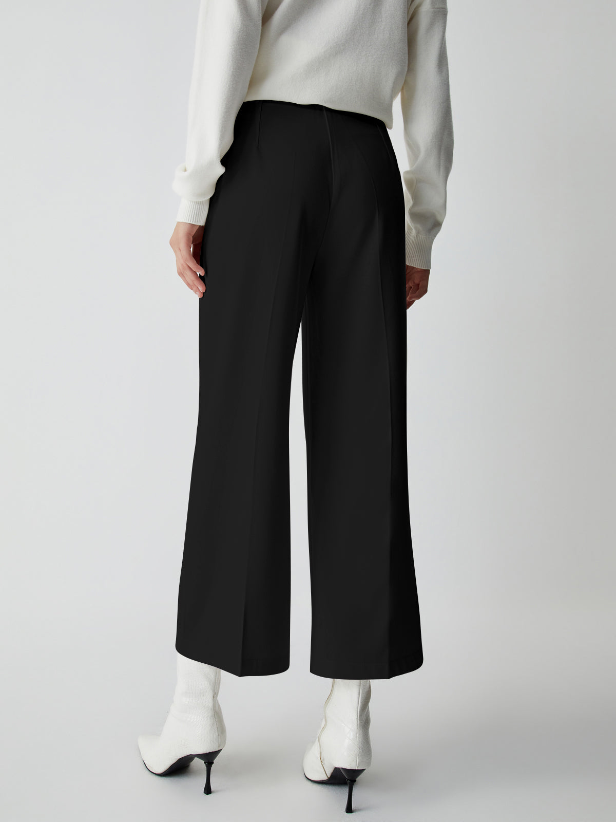 Effortless Wide Graceful Leg Culotte Pants