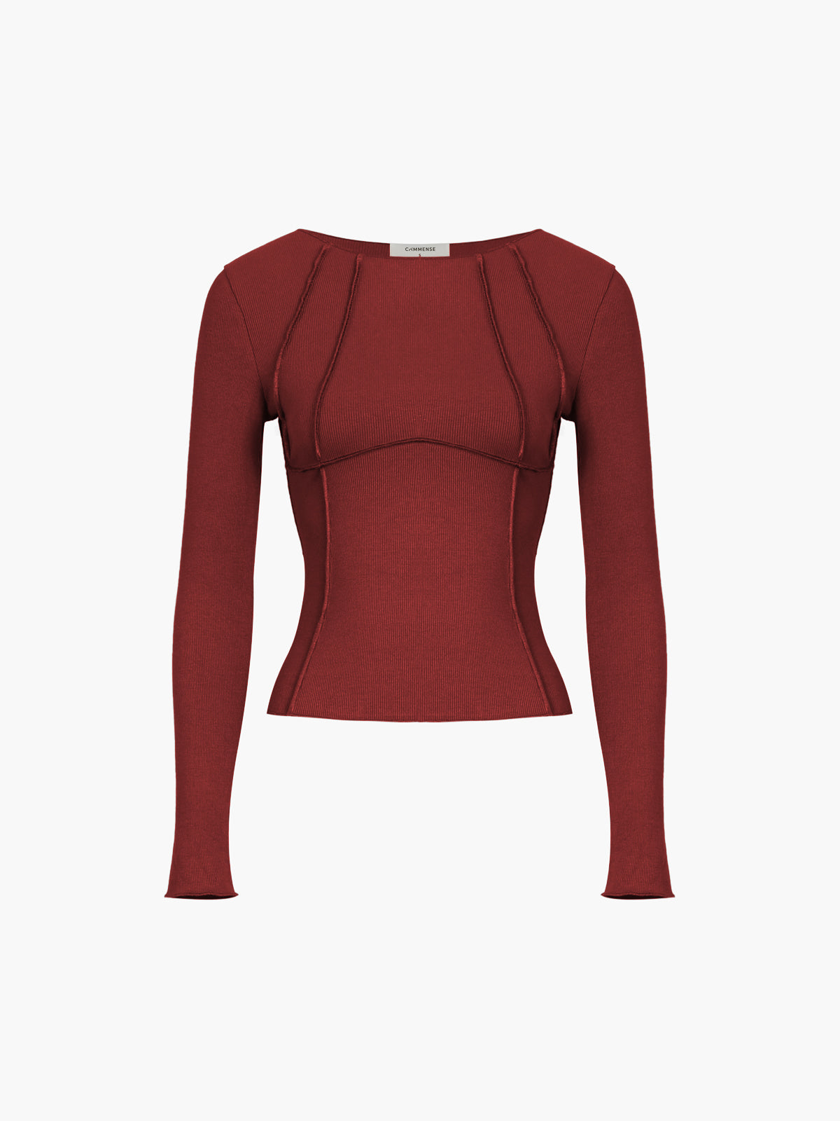 Basic Piping Graceful Long Sleeve Top