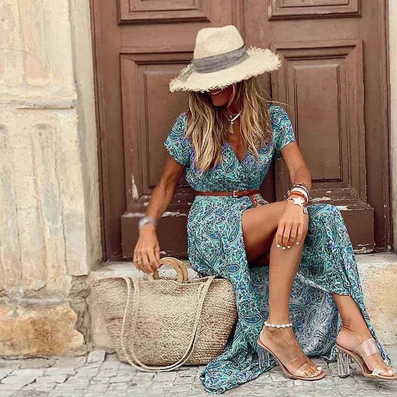 Elegant Evening Summer Long Boho Dress