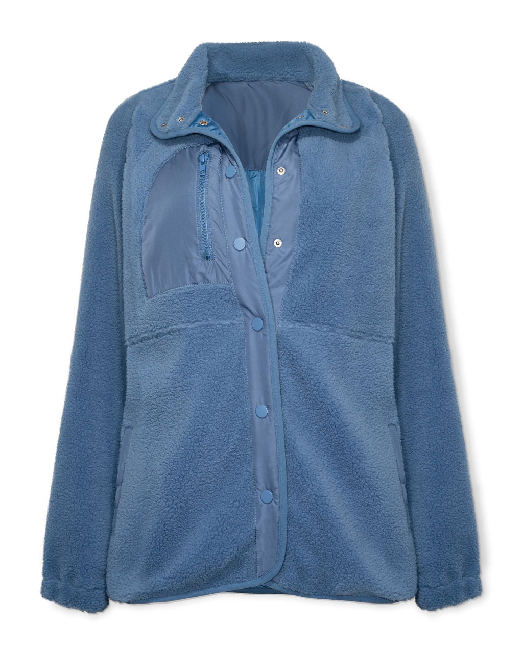 Cabin Fleece Jacket - Dusty Blue