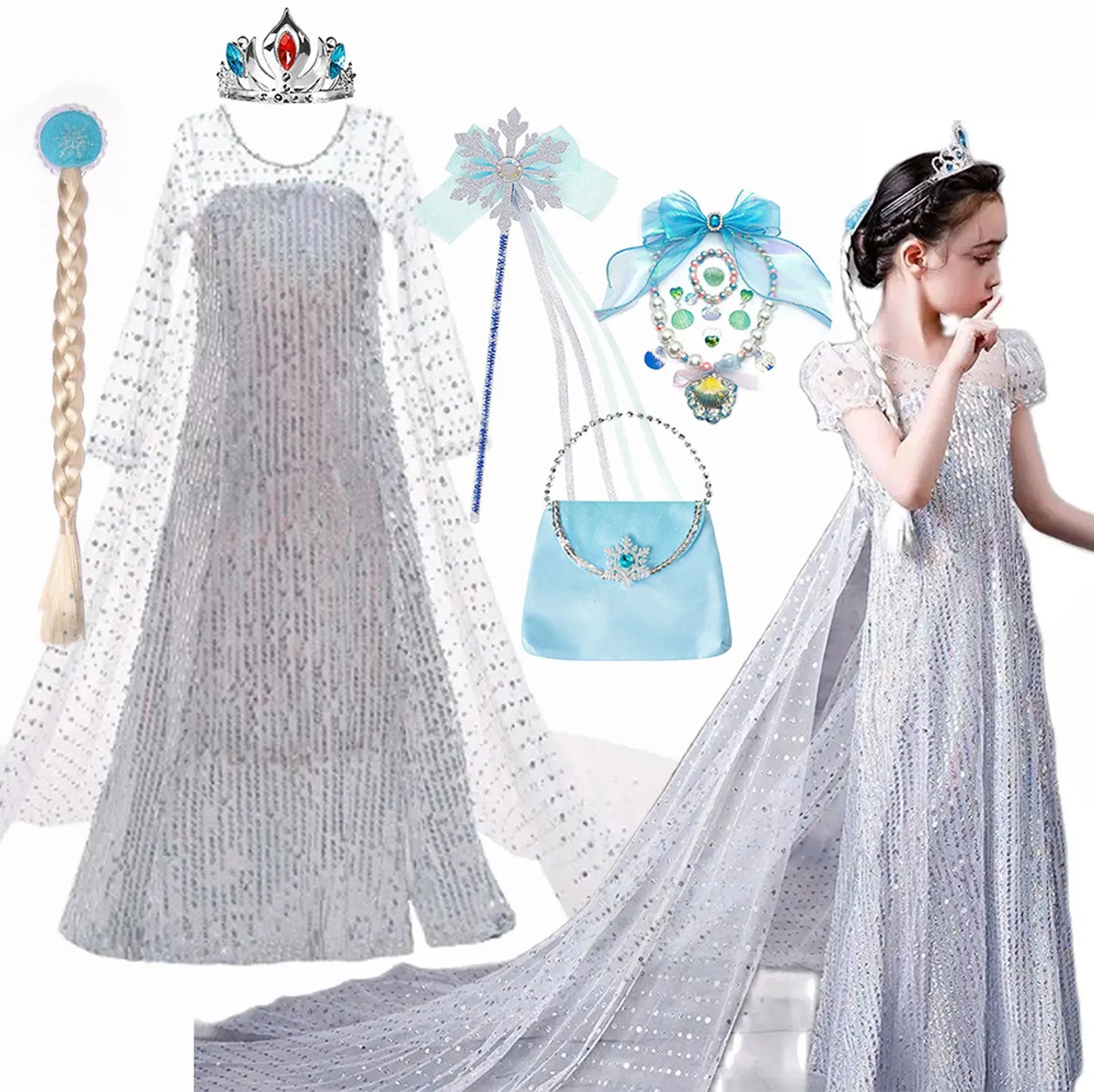 Fancy Elegant Elsa Party Dresses