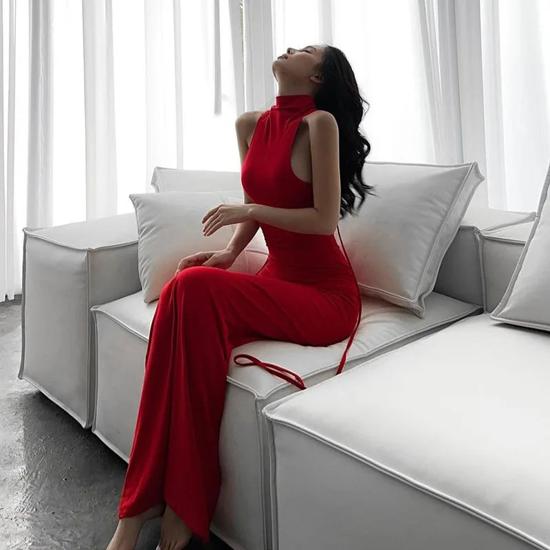 Elegant Off Shoulder High Waist Slim Long Red Luxury Evening Christmas Party Dress