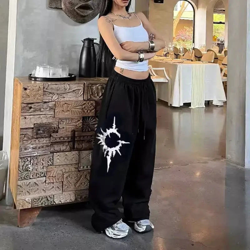 Y2K Gothic Baggy Pants