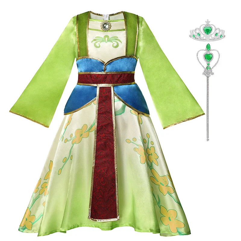 Elegant Kids Mulan Princess Dresses