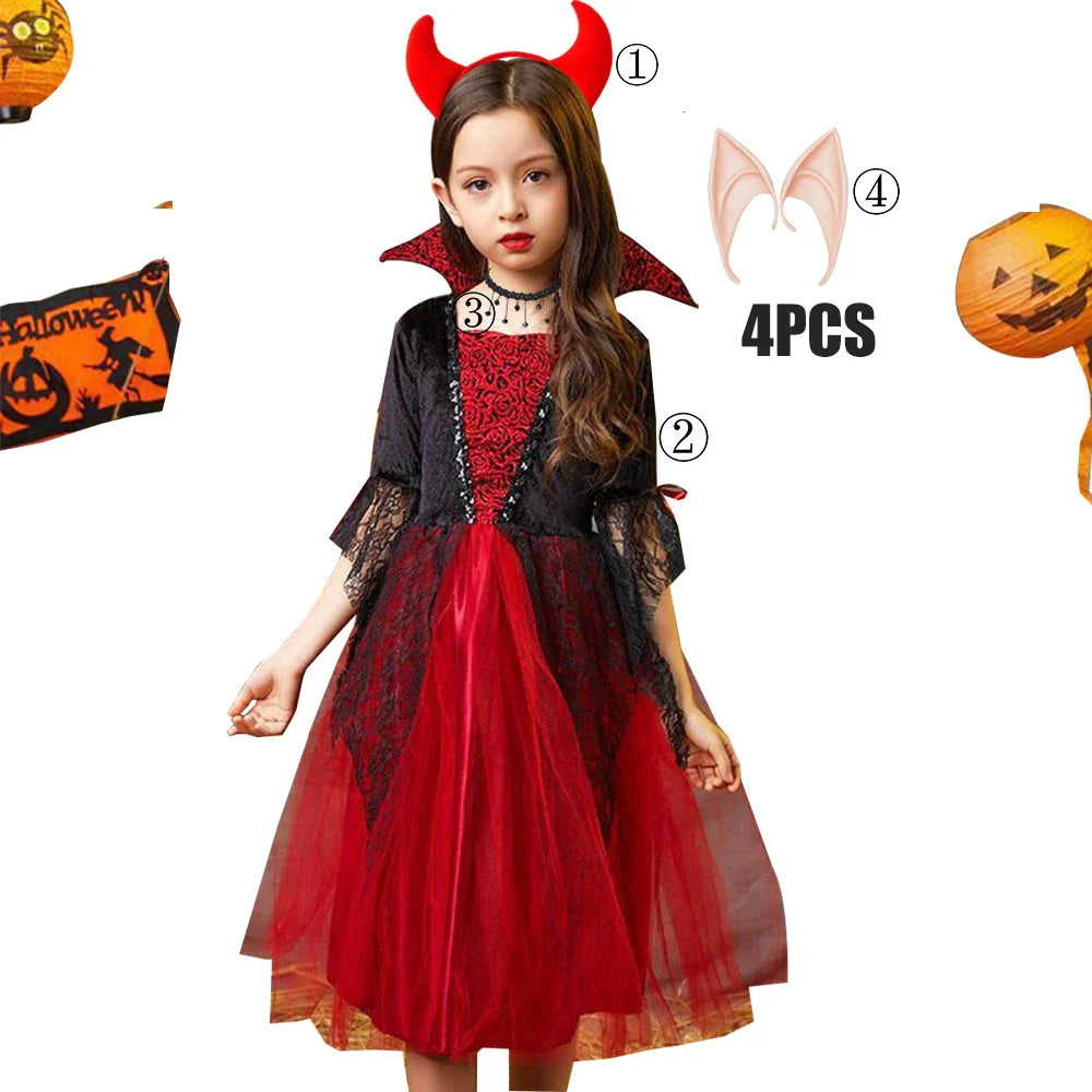 Vampire Devil Disguise Party Boys Kid Costumes