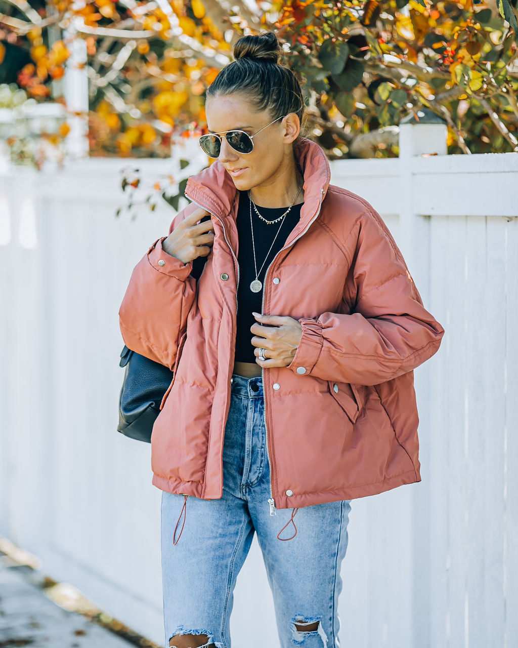 Nicola Puffer Jacket with Pockets