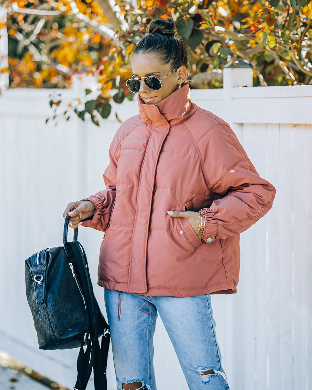 Nicola Puffer Jacket with Pockets