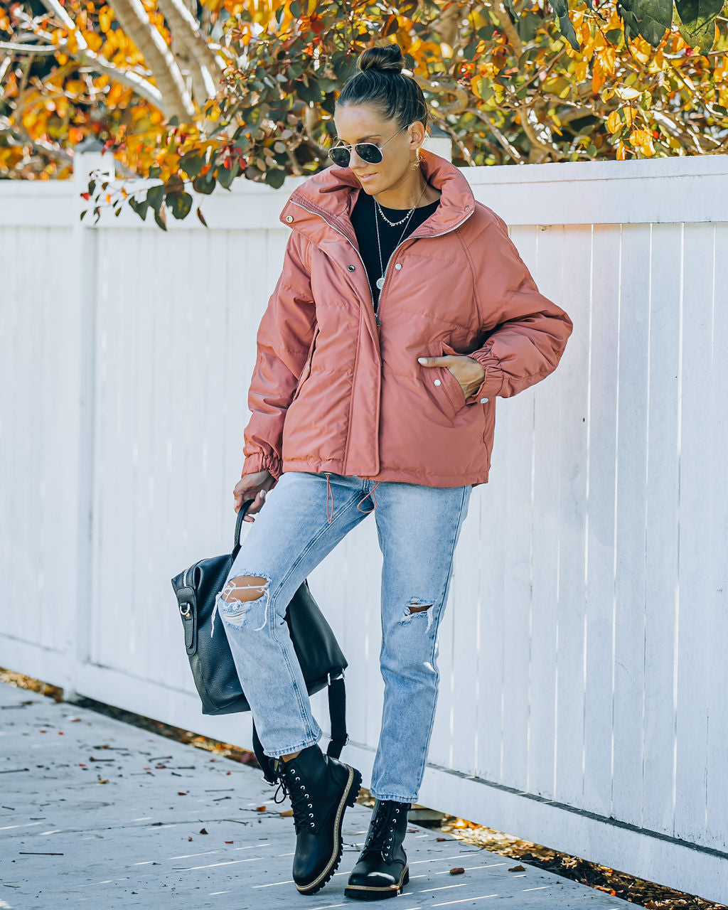 Nicola Puffer Jacket with Pockets