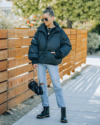 Alina Puffer Jacket - Black