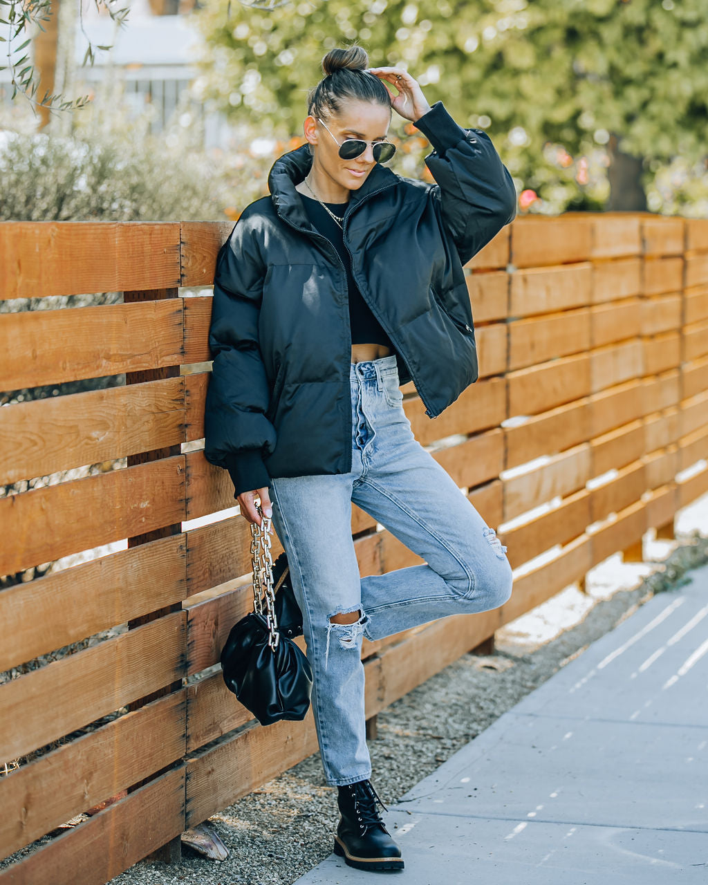 Alina Puffer Jacket - Black