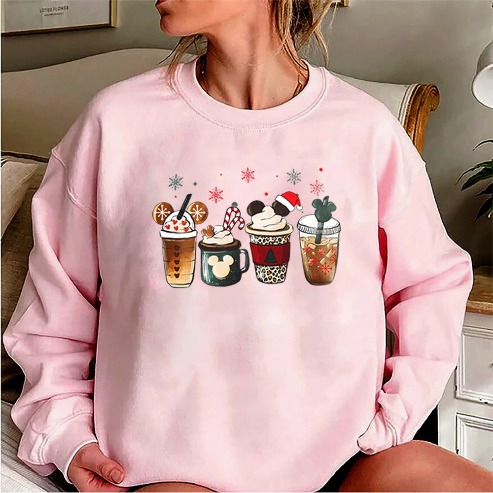 Charming Gingerbread Coffee Magic Kingdom Christmas Hoodie