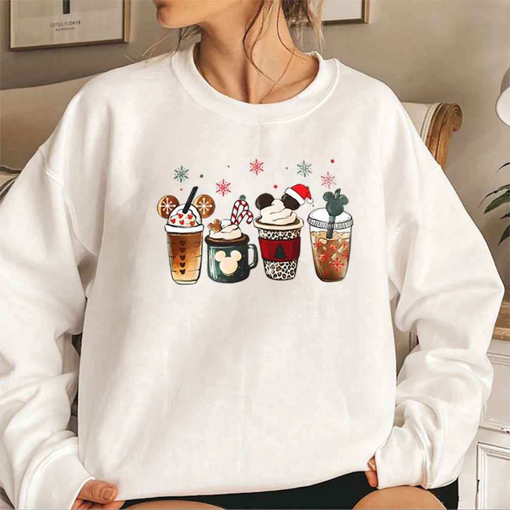 Charming Gingerbread Coffee Magic Kingdom Christmas Hoodie