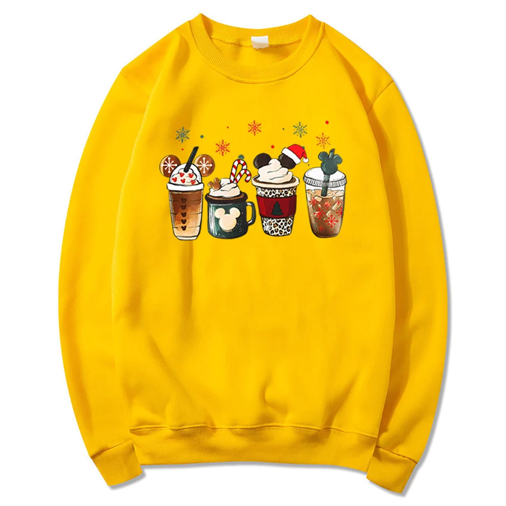 Charming Gingerbread Coffee Magic Kingdom Christmas Hoodie