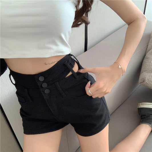 Distressed High Waist Women’s Denim Vintage Korean Shorts Summer