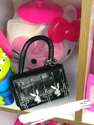 Harajuku Gothic Punk Spice Cross Spider Rabbit Dark Messenger Bag