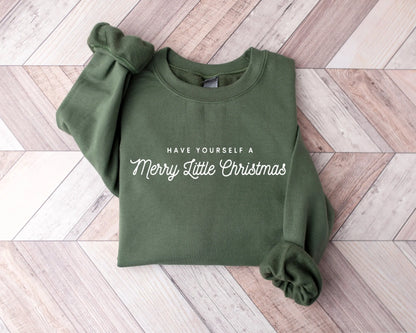 Merry Little Christmas Voguish Campus All-match Female Christmas Hoodie