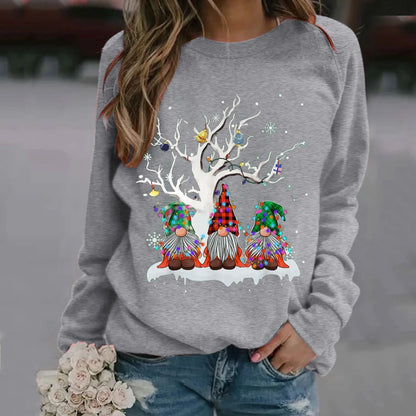 Hooded Oversize Workout Ugly Xmas Long Sleeve Loose Christmas Hoodie