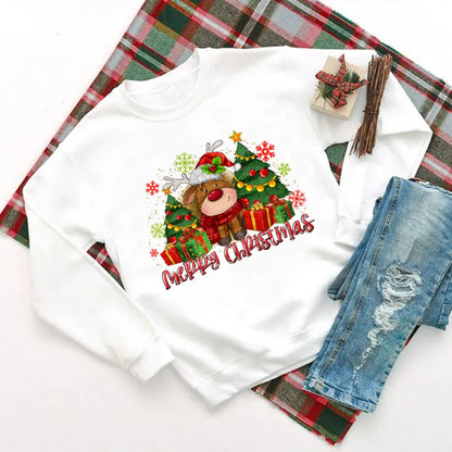 Delicious Hot Cocoa Chocolates Cake Printed Christmas Hoodie