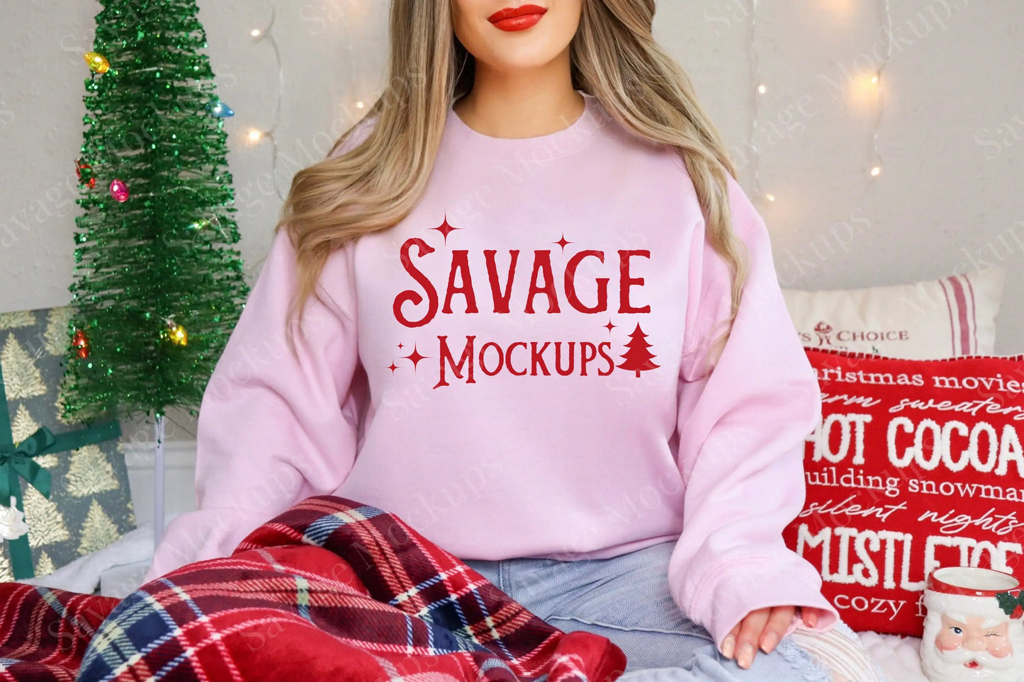 Individuality Savage Mockups Stylish Comfy Crew Neck Party Christmas Hoodie