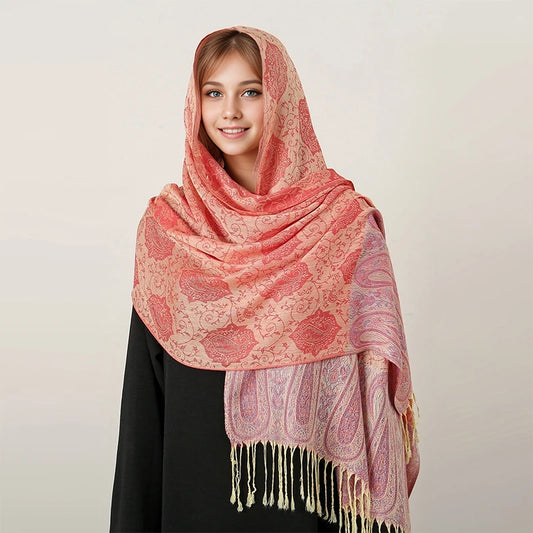 Luxury Autumn Cashmere Pashmina Shawl Scarf