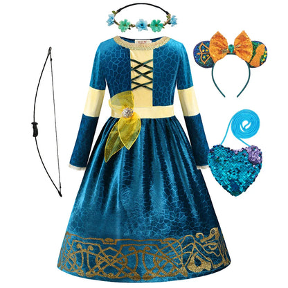 Colorful Magical Princess Kid Dresses