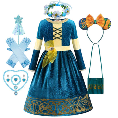 Colorful Magical Princess Kid Dresses