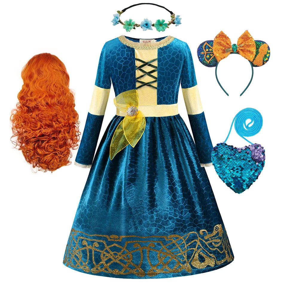 Colorful Magical Princess Kid Dresses