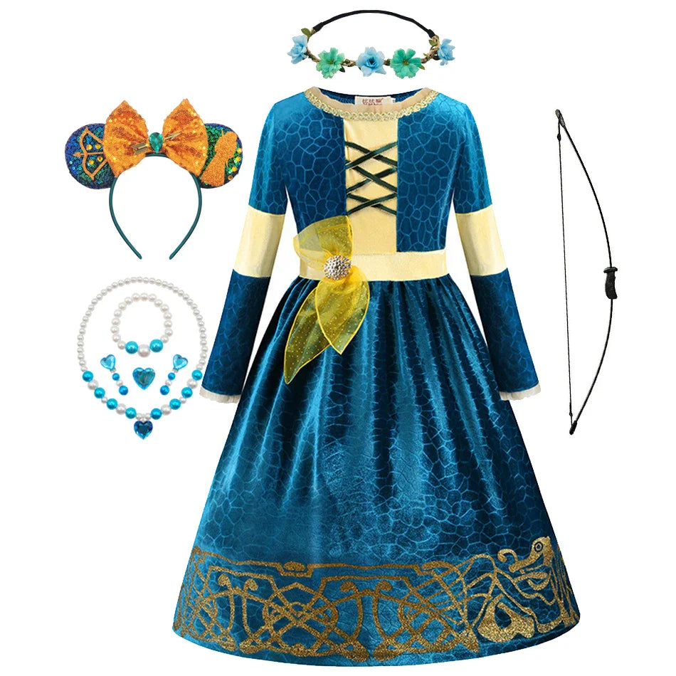 Colorful Magical Princess Kid Dresses