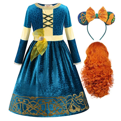 Colorful Magical Princess Kid Dresses