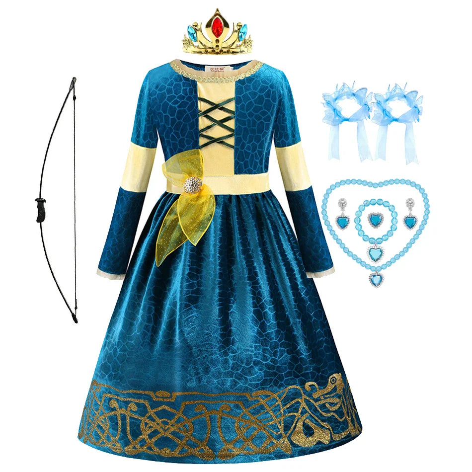 Colorful Magical Princess Kid Dresses