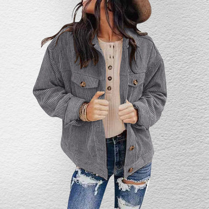 Solid Plush Long Sleeve Hooded Stylish Chic Trendy Elegant Fashionable Versatile Classic Jacket