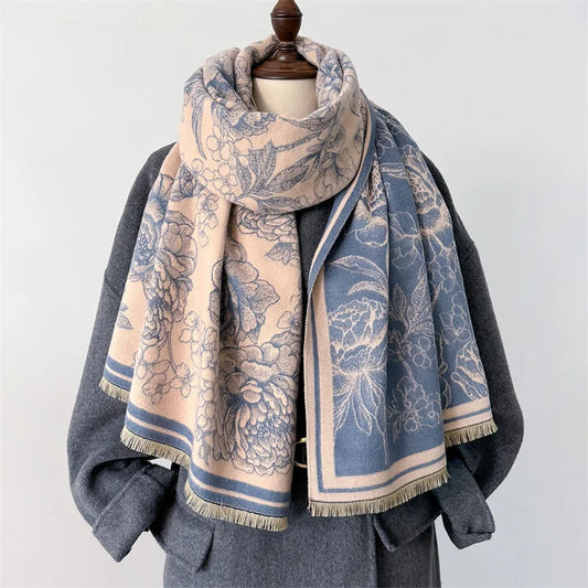 Winter Cashmere Pashmina Shawl Scarf