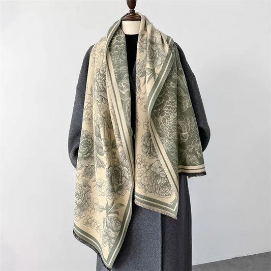 Winter Cashmere Pashmina Shawl Scarf